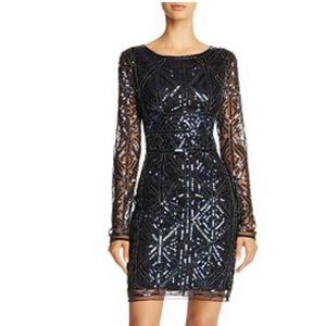 Molly Bracken Black Sequin Dress
